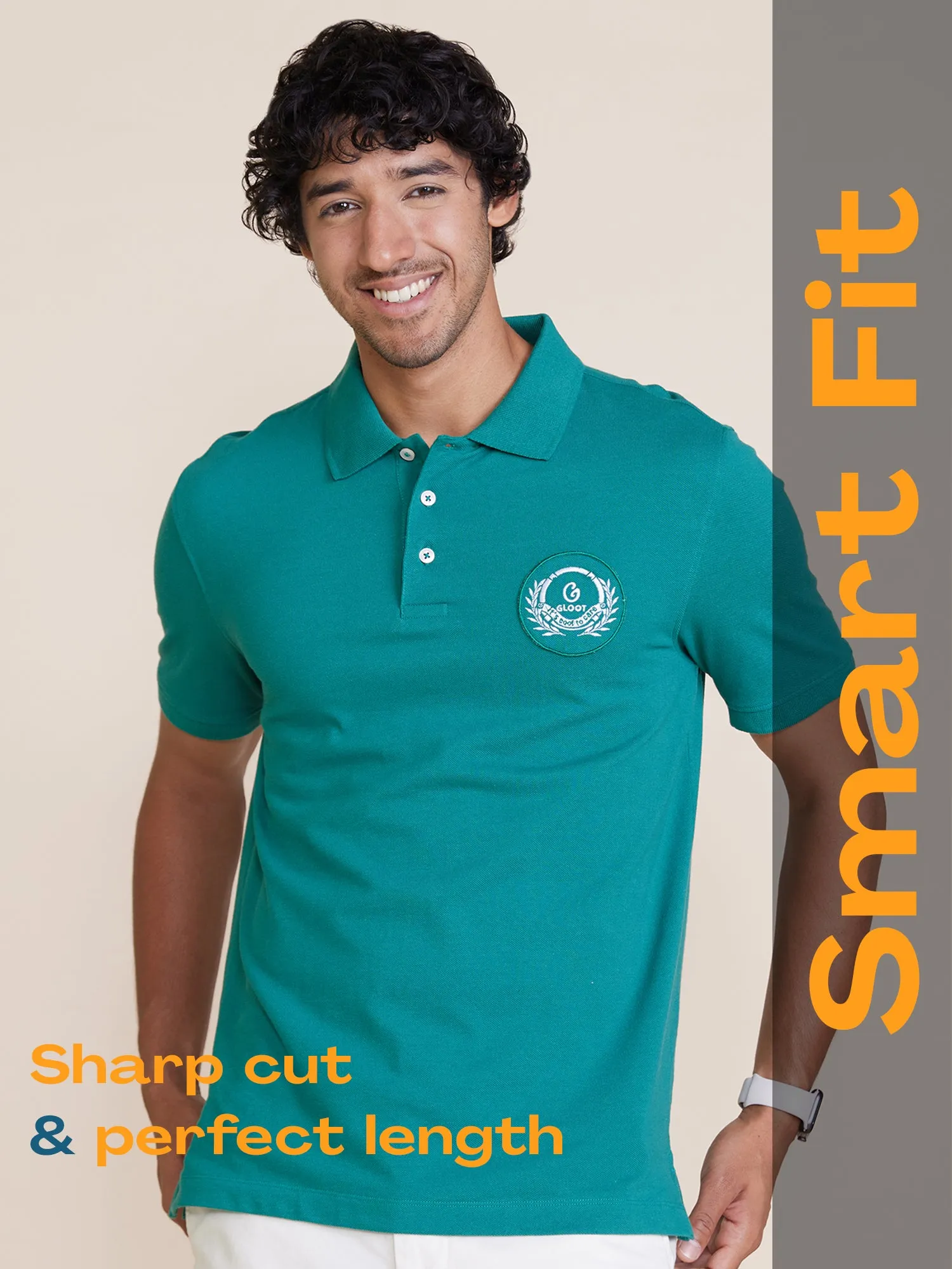 Badge Polo T-Shirt Green