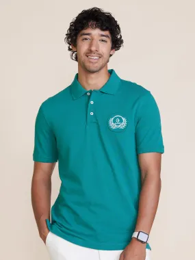 Badge Polo T-Shirt Green