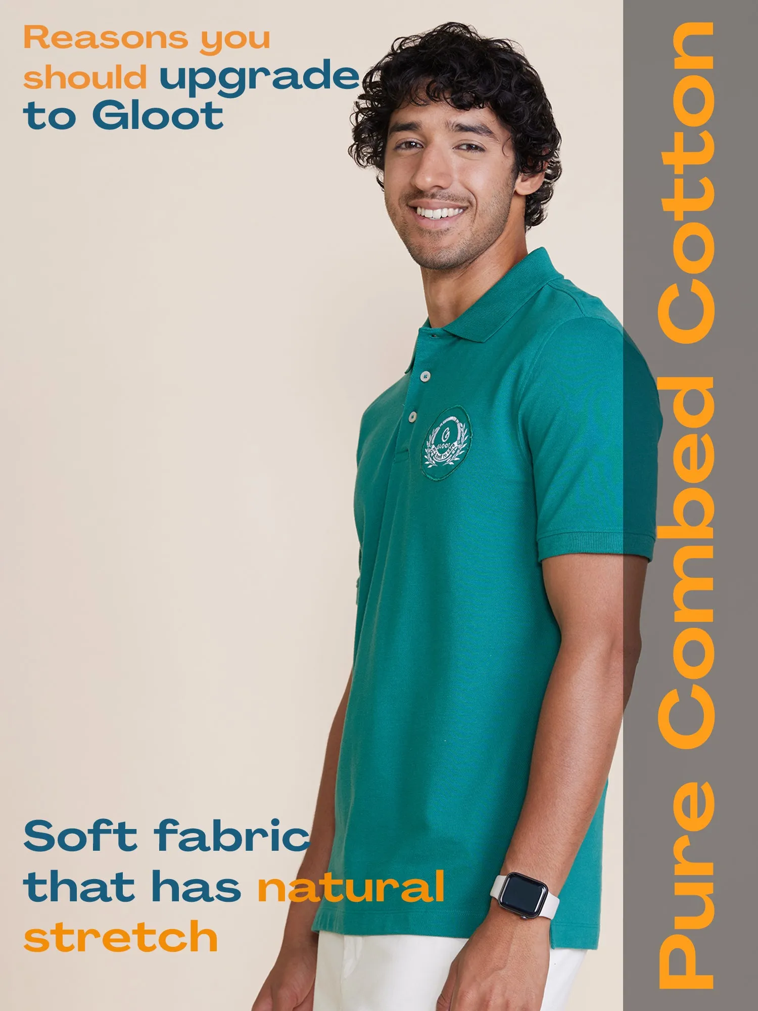 Badge Polo T-Shirt Green
