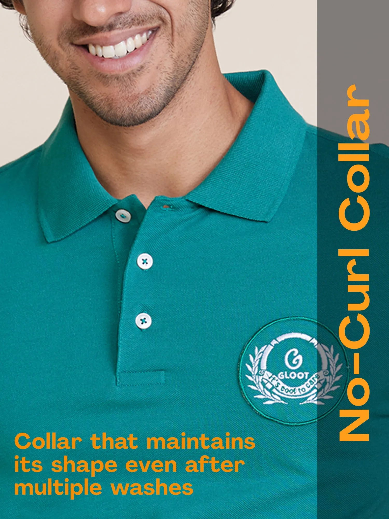 Badge Polo T-Shirt Green