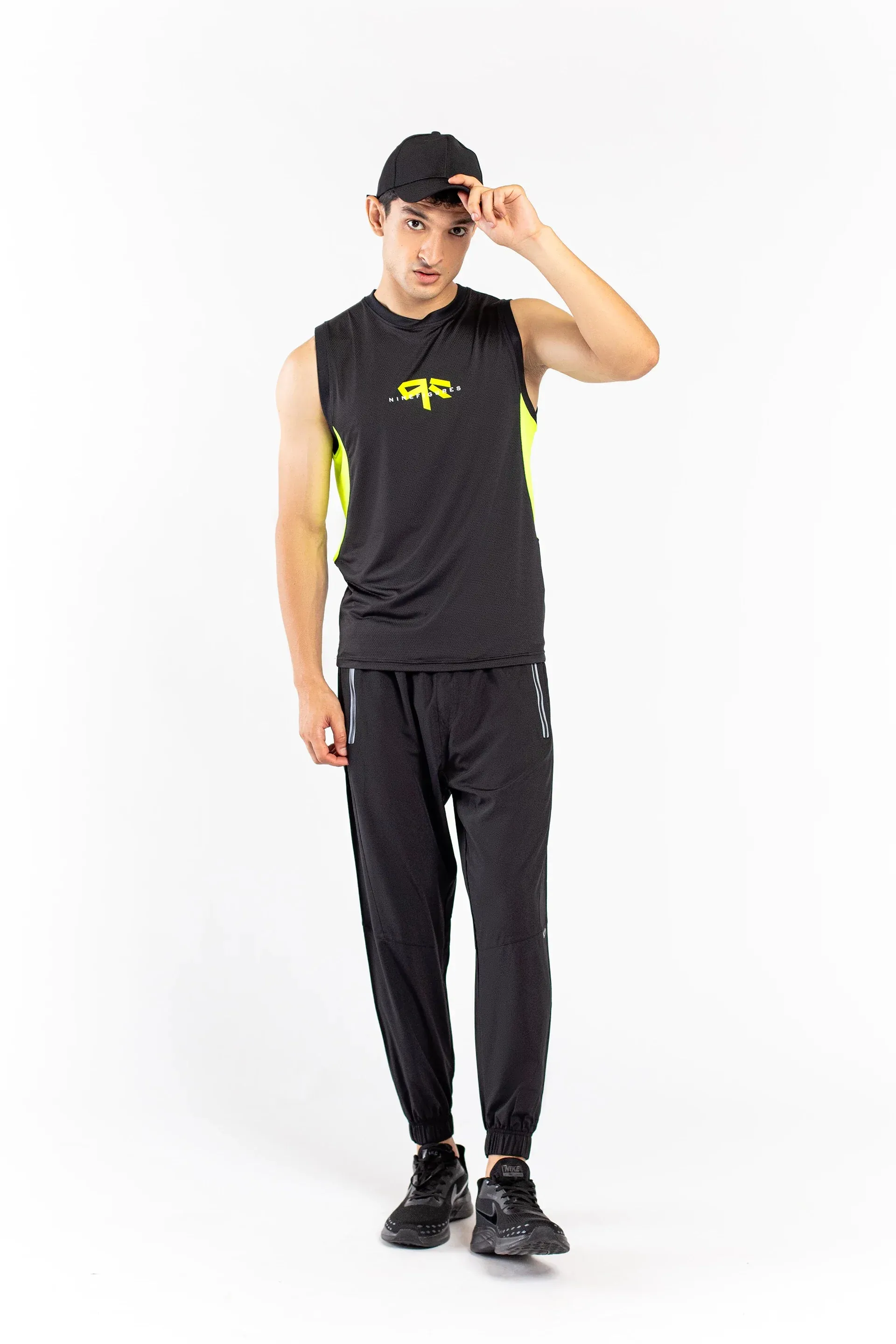 Black Micro Stretch Jogger