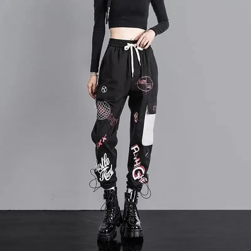 Fly Higher Graffiti Cargo Pants Trousers