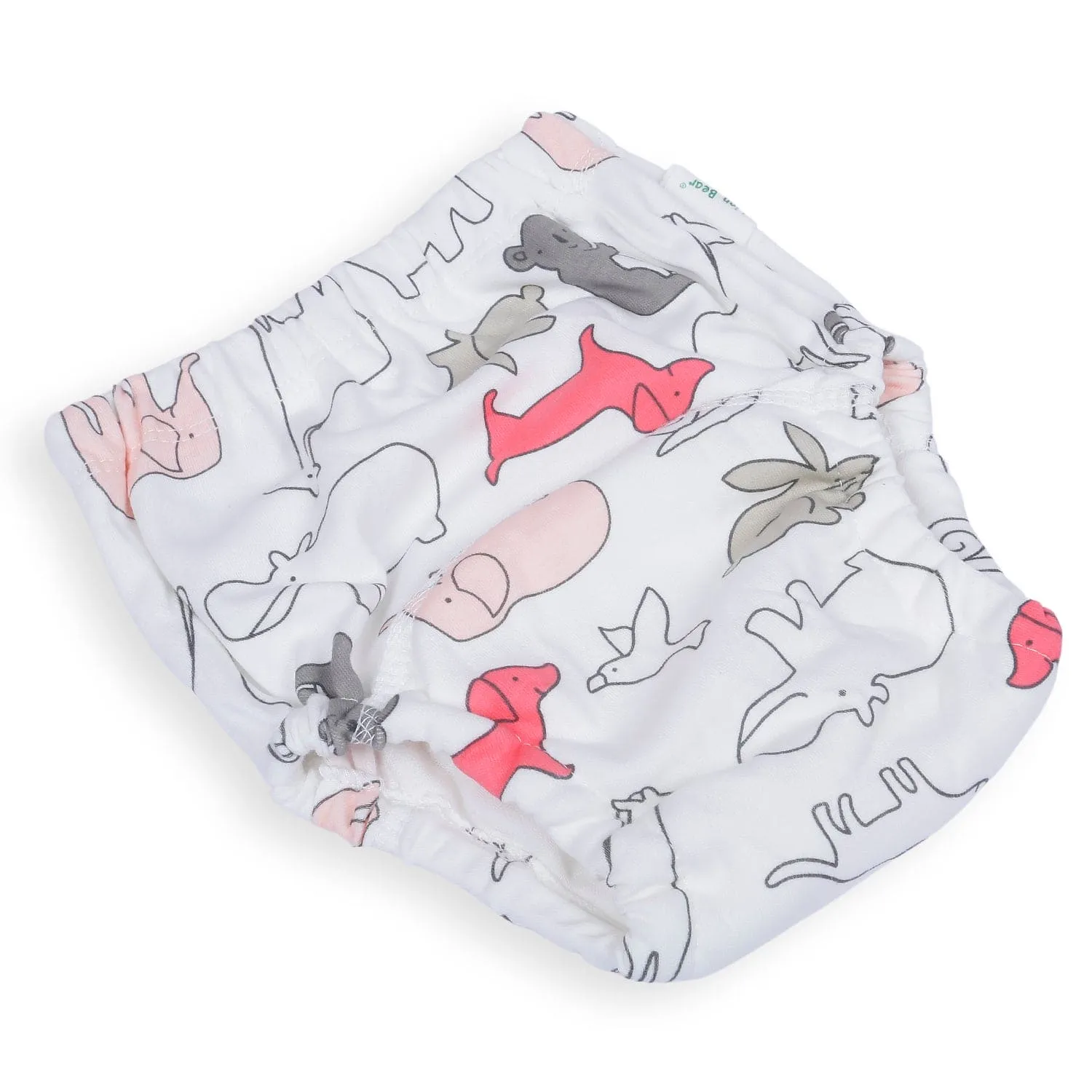 Jungle Reusable Cloth Training Pants Clothing Accessory Diaper Panty - Multicolour