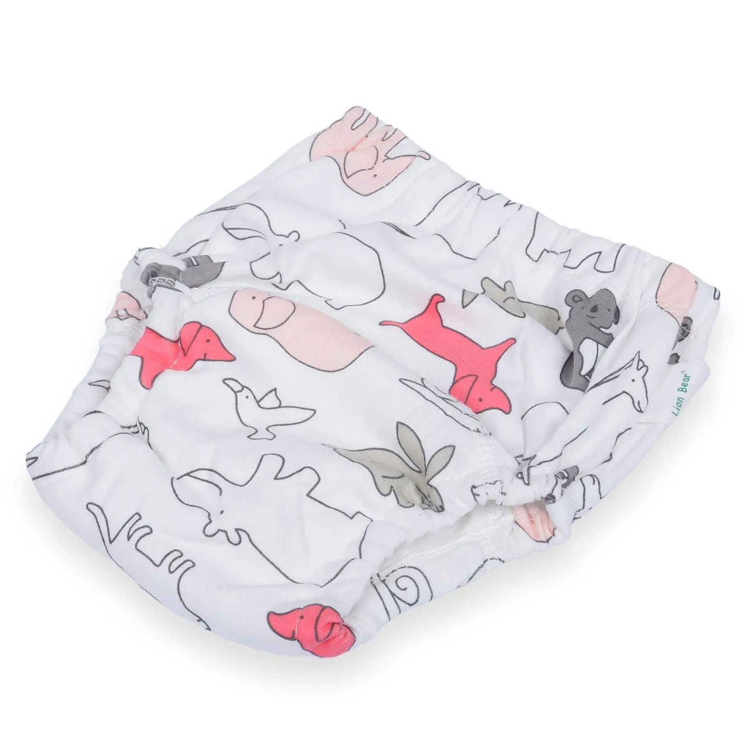 Jungle Reusable Cloth Training Pants Clothing Accessory Diaper Panty - Multicolour