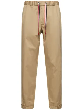 Moncler   Cotton gabardine jogging pants 