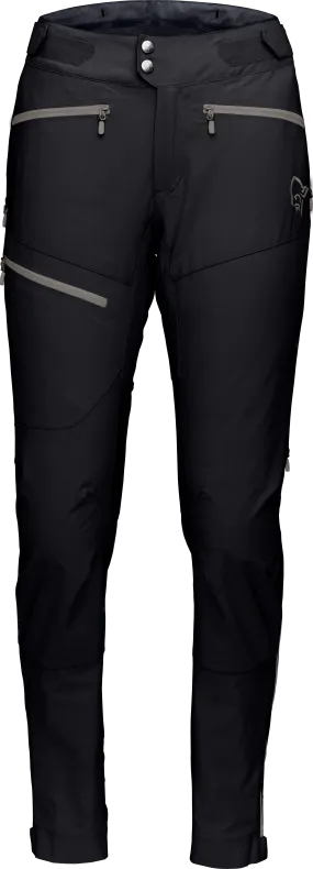 Norrøna Women&#x27;s Fjørå Flex1 Pants Caviar/Castor Grey | Buy Norrøna Women&#x27;s Fjørå Flex1 Pants Caviar/Castor Grey here | Outnorth