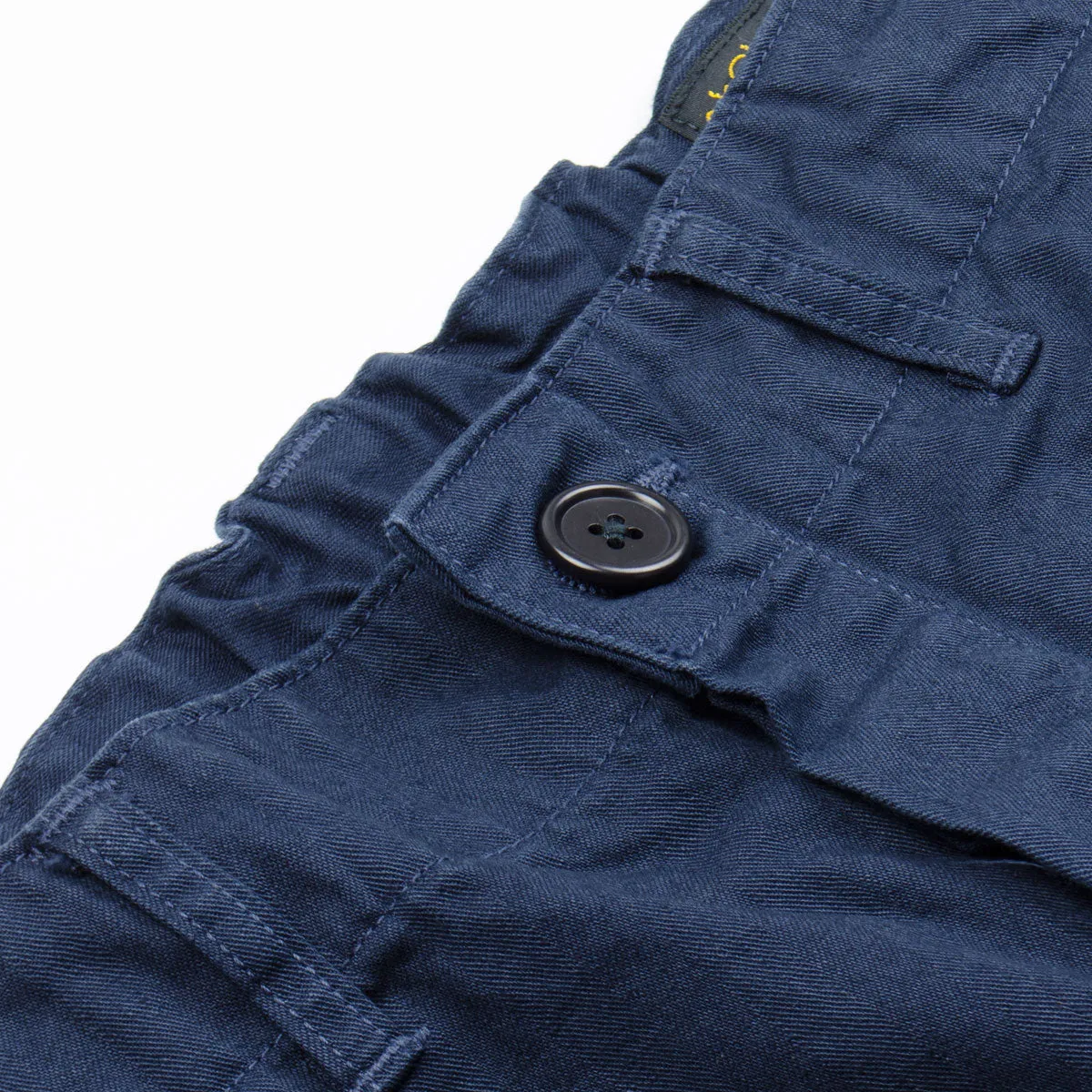 orSlow - French Work Pants - Navy Herringbone Twill