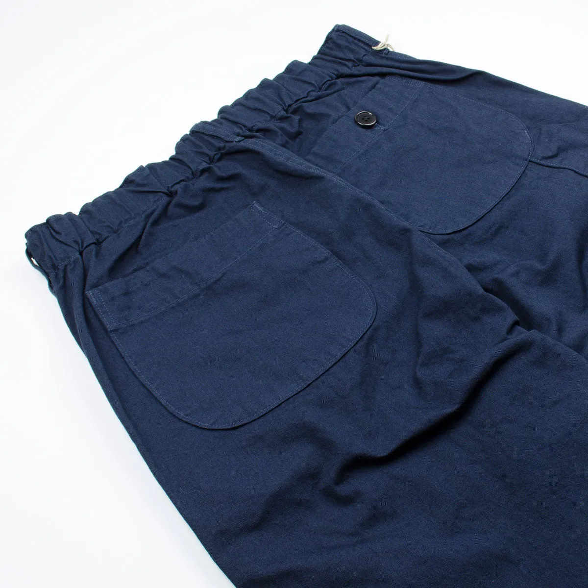 orSlow - French Work Pants - Navy Herringbone Twill