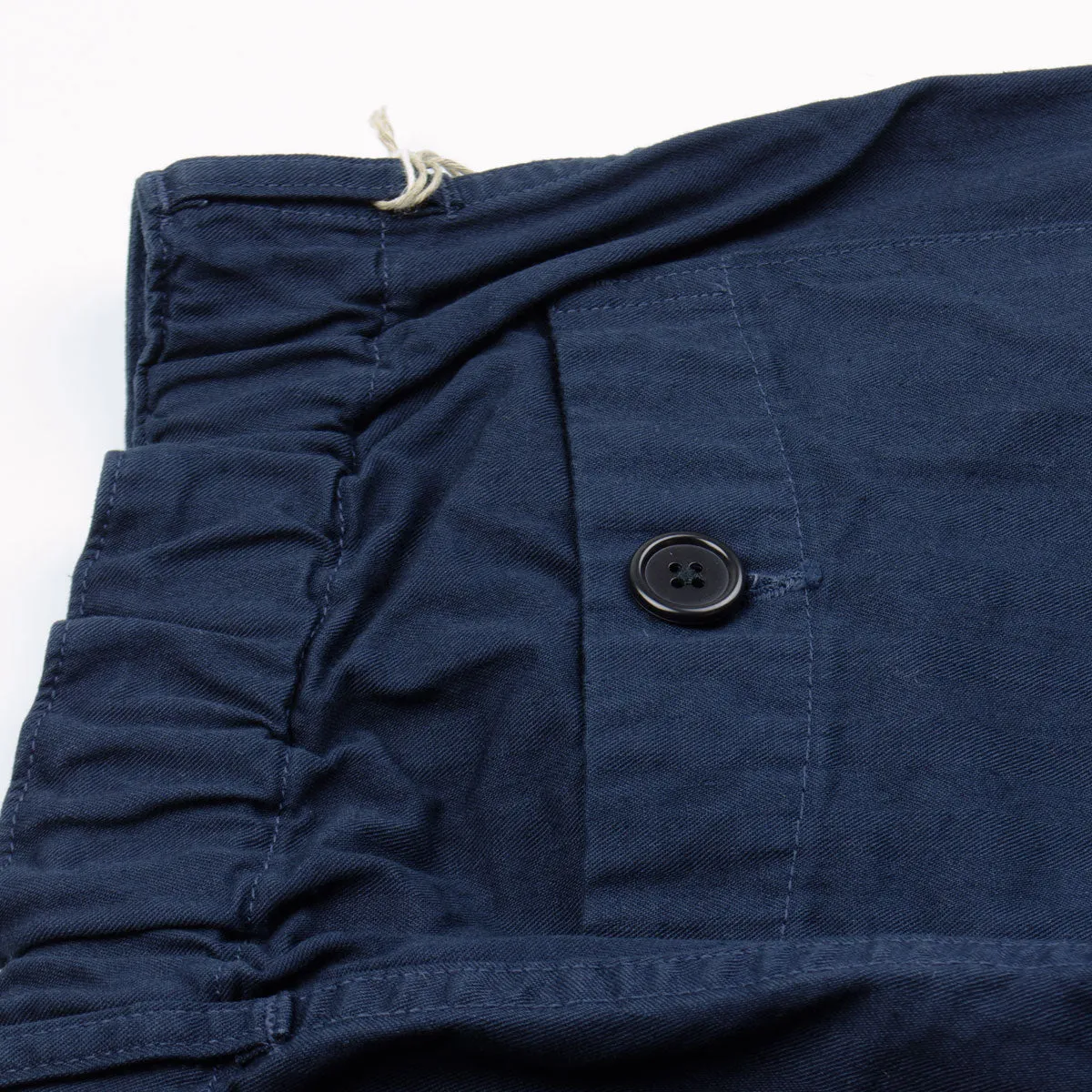orSlow - French Work Pants - Navy Herringbone Twill