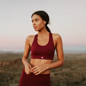 Sarah Sports Bra - Mulberry