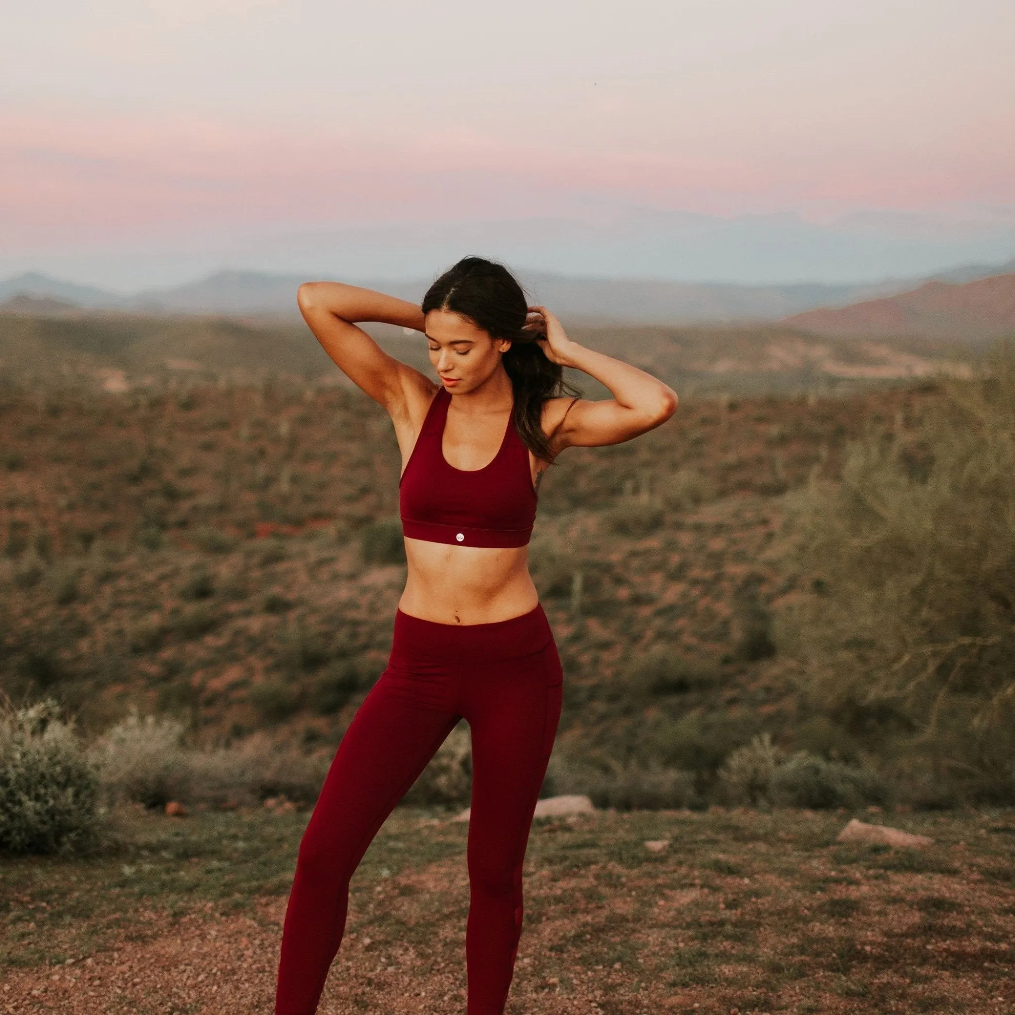 Sarah Sports Bra - Mulberry