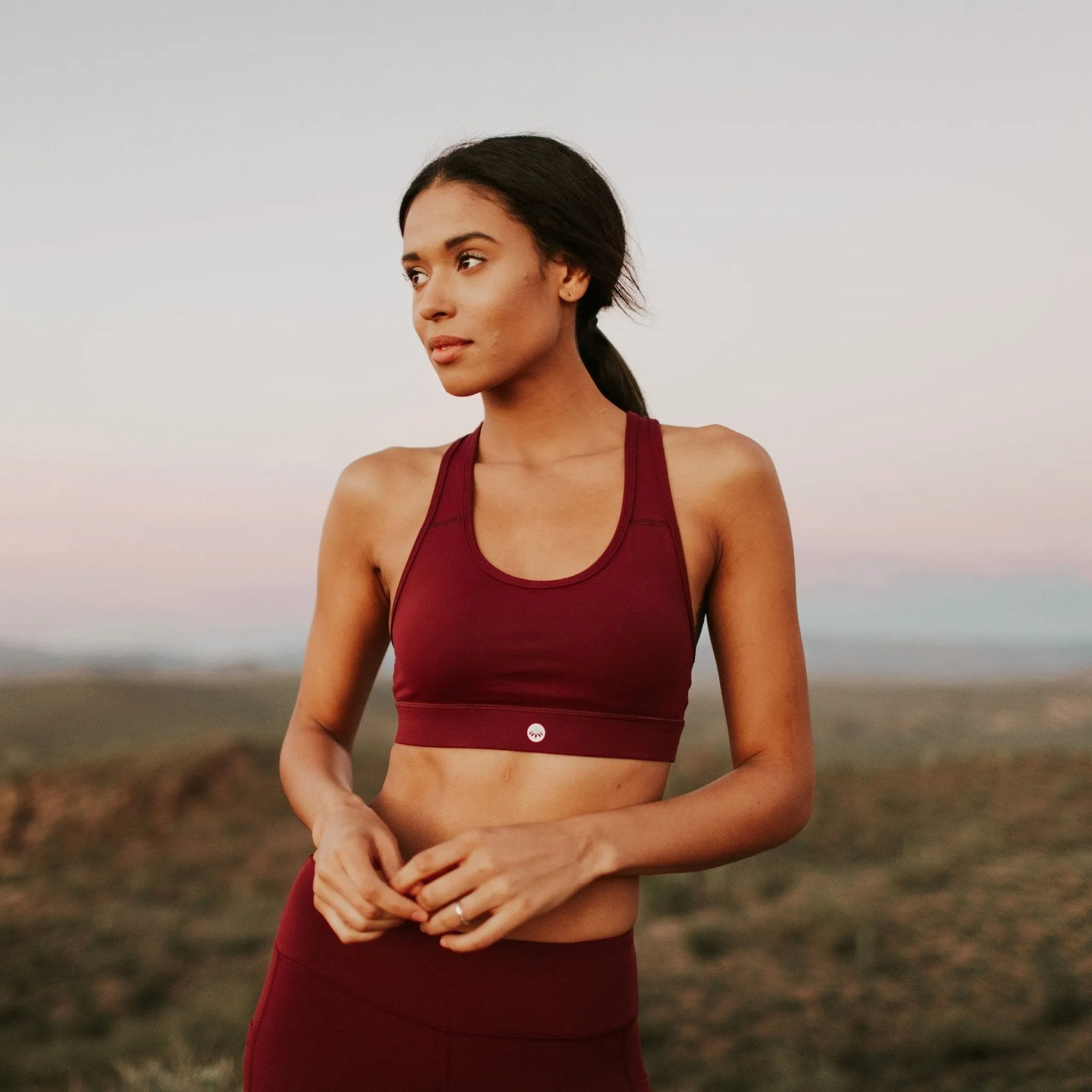 Sarah Sports Bra - Mulberry