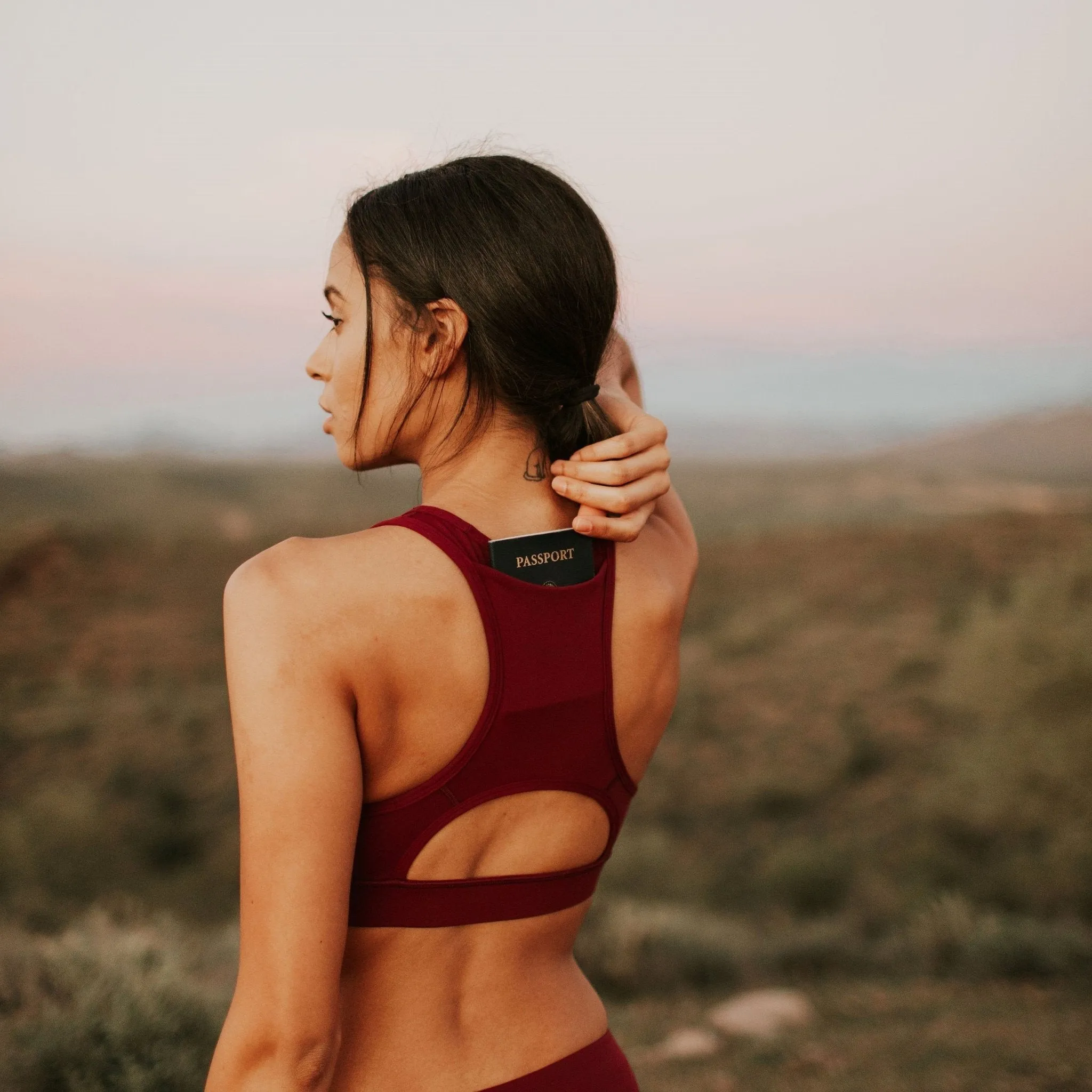 Sarah Sports Bra - Mulberry