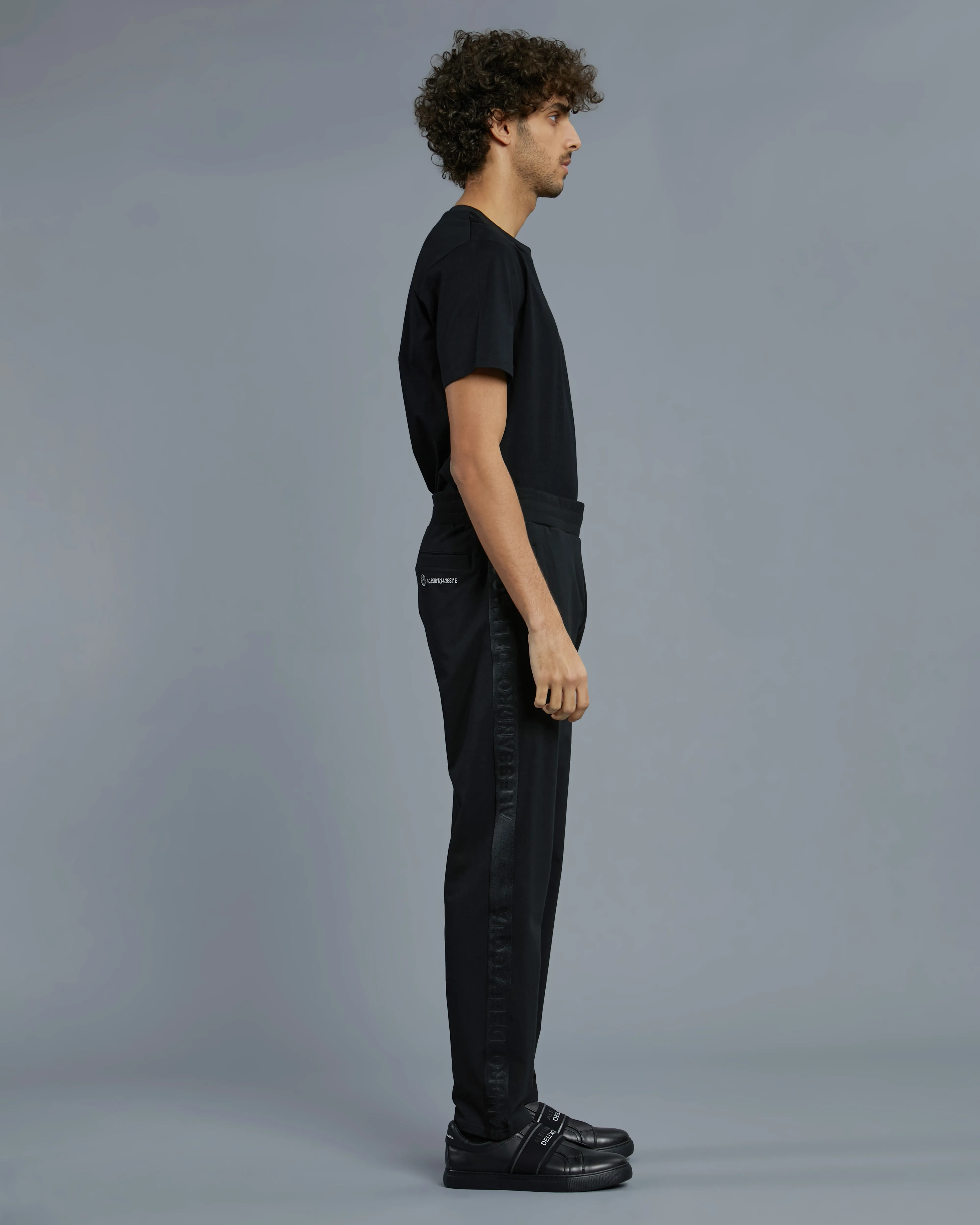 Side Brand Taped Track Pants