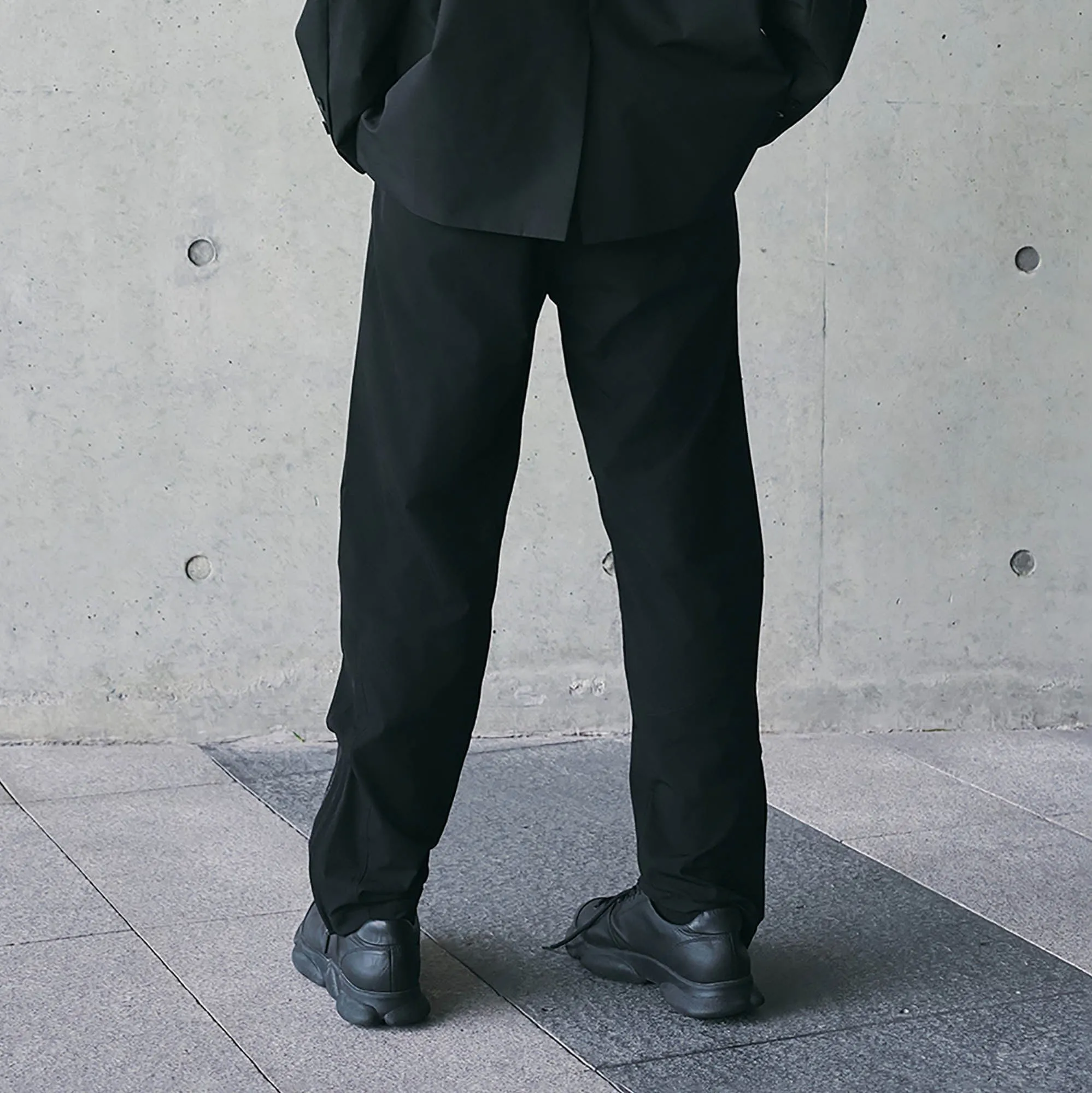 Tech Spliced Crinkled Track Pants