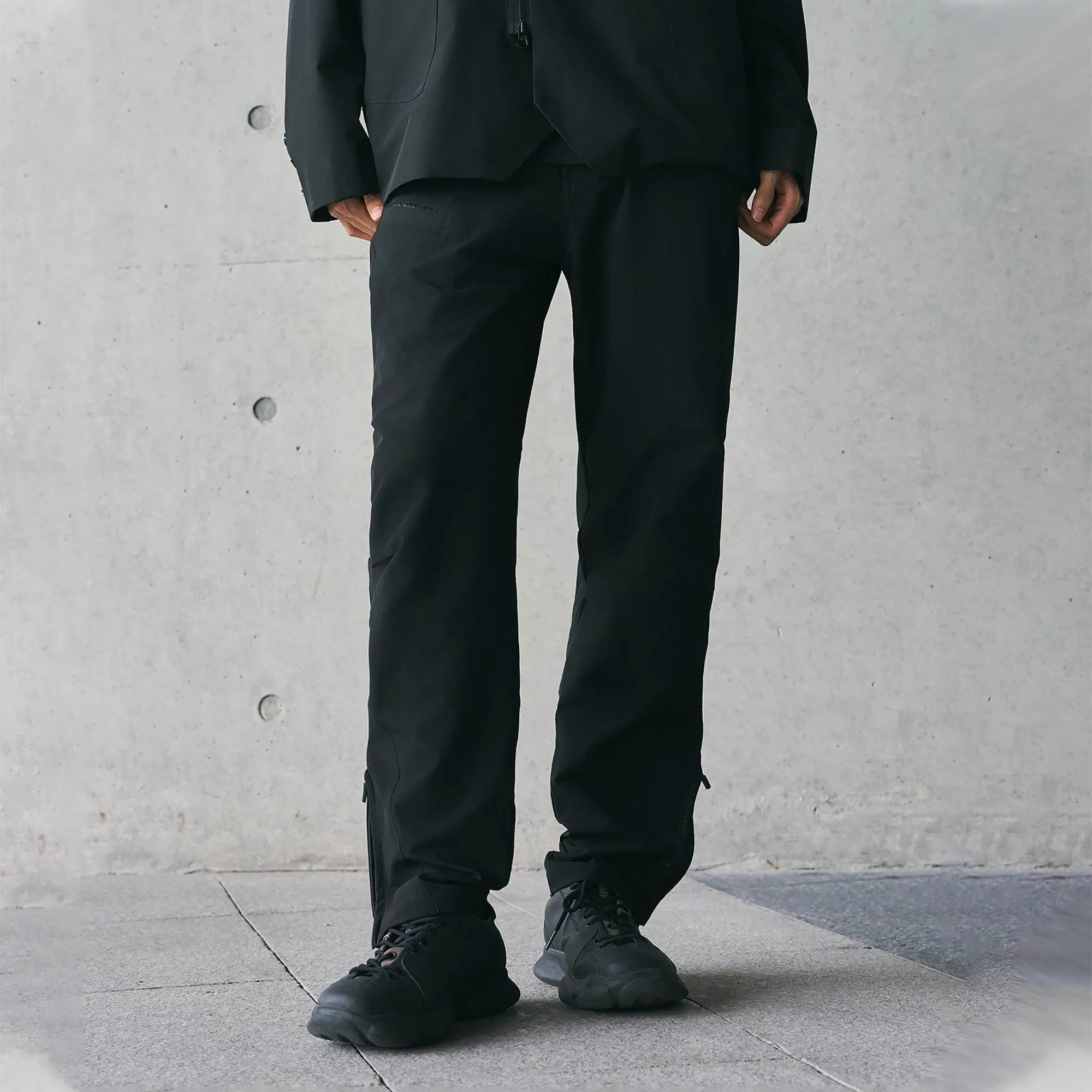 Tech Spliced Crinkled Track Pants