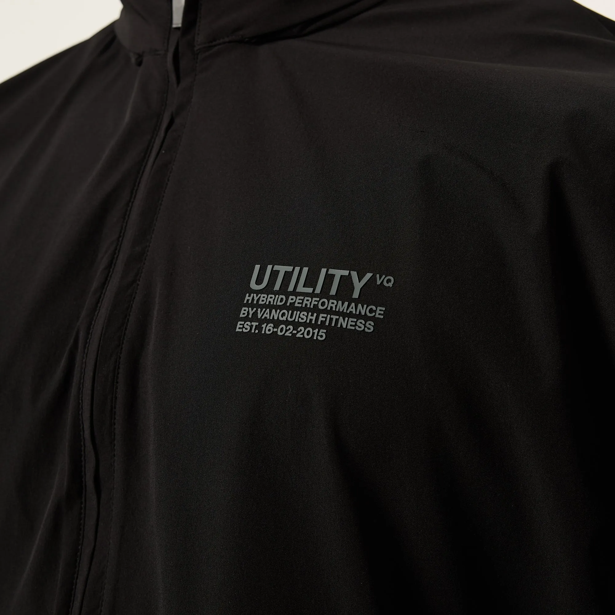 Vanquish Utility Black Oversized Track Jacket