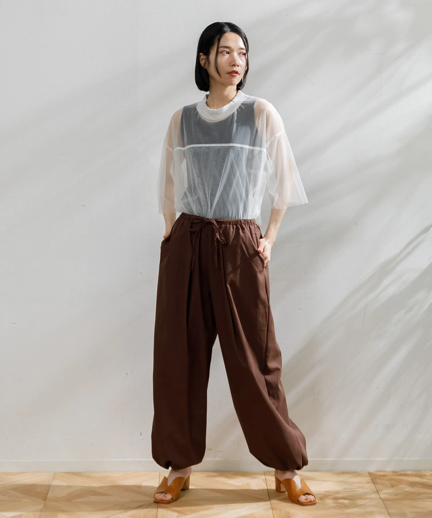 【WOMEN】ARCドロストカーフパンツ